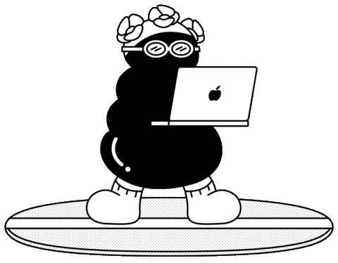 Happy Dance Surfer - 52works Sticky Monster Lab Animation